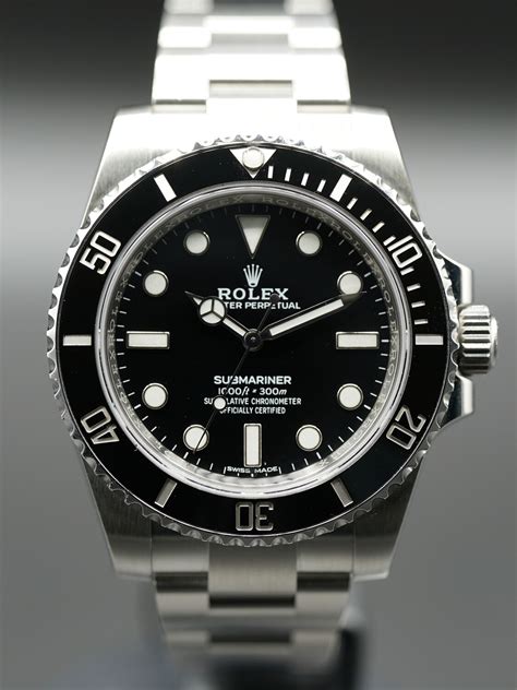 rolex submariner stainless steel black dial m114060-0002 116610usedblack|Rolex Submariner 114060 .